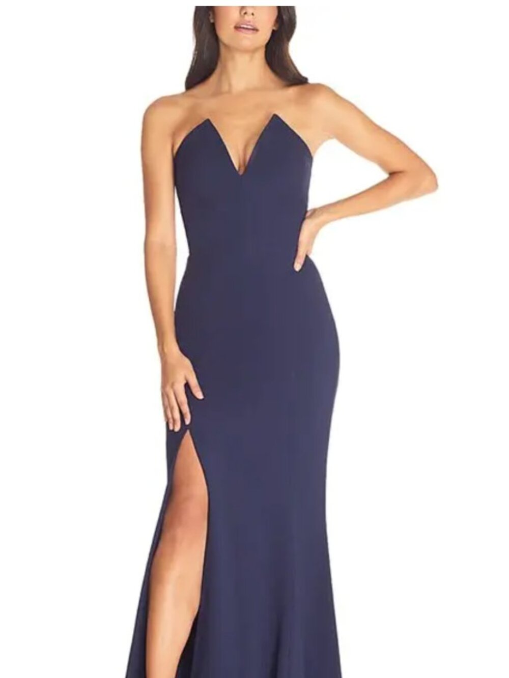 Like new Dress the Population Fernanda V Wire Bodycon Gown